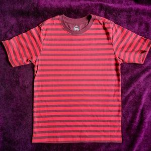 Wonder Nation 6 & 4 (Boys) Red & Brown Striped T-shirts